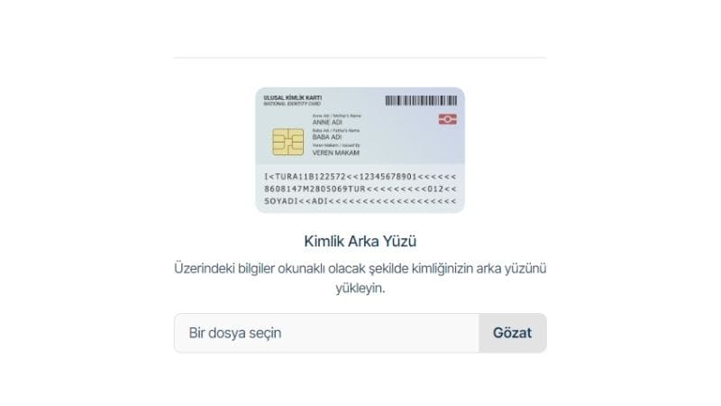 ICRYPEX KYC Adım 5